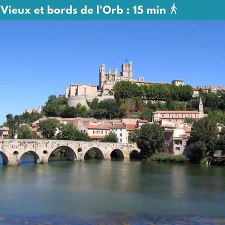 Elegant Studio Climatise 'Alma 2' - Coeur De Beziers - Wifi Fibre - Netflix 외부 사진